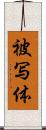 被写体 Scroll