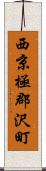 西京極郡沢町 Scroll