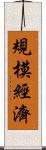 規模經濟 Scroll