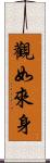 觀如來身 Scroll