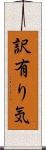 訳有り気 Scroll