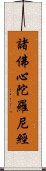 諸佛心陀羅尼經 Scroll