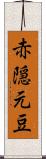 赤隠元豆 Scroll