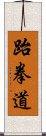 Taekwondo Scroll