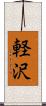 軽沢 Scroll