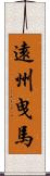 遠州曳馬 Scroll