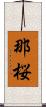 那桜 Scroll