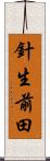針生前田 Scroll