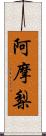 阿摩梨 Scroll