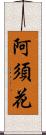 阿須花 Scroll