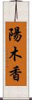 陽木香 Scroll