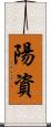 陽資 Scroll