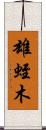 雄蛭木 Scroll