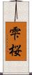 雫桜 Scroll