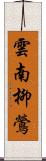 雲南柳鶯 Scroll