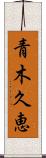 青木久恵 Scroll