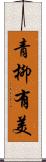 青柳有美 Scroll