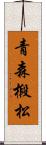 青森椴松 Scroll