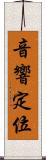 音響定位 Scroll