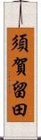 須賀留田 Scroll