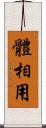體相用 Scroll