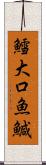 鱈;大口魚;鰔 Scroll