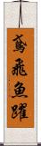 鳶飛魚躍 Scroll