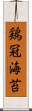 鶏冠海苔 Scroll