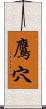 鷹穴 Scroll