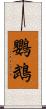 鸚鵡 Scroll