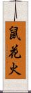 鼠花火 Scroll