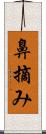 鼻摘み Scroll