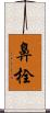 鼻栓 Scroll