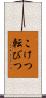 こけつ転びつ Scroll