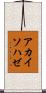 アカイソハゼ Scroll