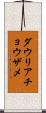 ダウリアチョウザメ Scroll