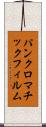 パンクロマチック・フィルム Scroll