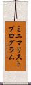 ミニマリストプログラム Scroll