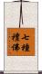 七種禮佛 Scroll