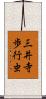 三井寺歩行虫 Scroll