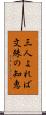 三人よれば文殊の知恵 Scroll