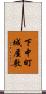 下中町城屋敷 Scroll
