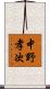 中野孝次 Scroll