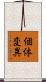 個体変異 Scroll