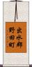 出水郡野田町 Scroll