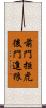 前門拒虎，後門進狼 Scroll