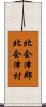 北会津郡北会津村 Scroll