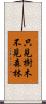 只見樹木不見森林 Scroll