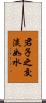 君子之交淡如水 Scroll