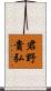 君野貴弘 Scroll